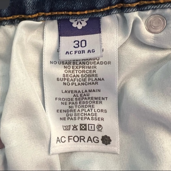 AC for AG PREMIUM Jeans Chung/Adriano Goldschmied Frayed Hem Flare - Picture 3 of 7